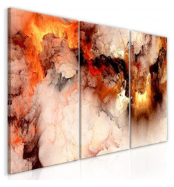 Schilderij - Volcanic Abstraction (3 Parts)