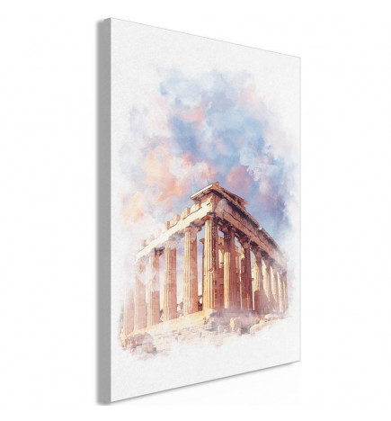 Cuadro - Painted Parthenon (1 Part) Vertical