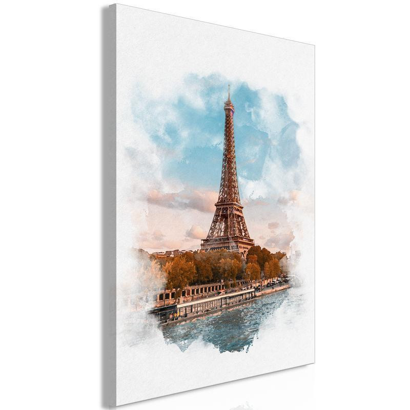 31,90 € Canvas Print - Paris View (1 Part) Vertical