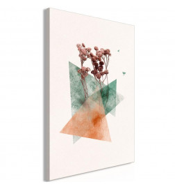 Canvas Print - Modernist Flower (1 Part) Vertical