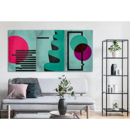 Canvas Print - Space of Shapes (3 Parts)