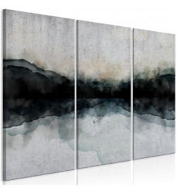 Canvas Print - Mountain Surface of the Lake (3 Parts)