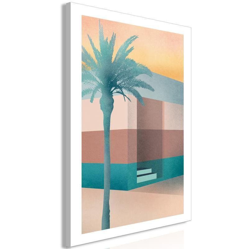 31,90 € Canvas Print - Pastel Alley (1 Part) Vertical