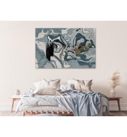 Canvas Print - Marbled Reflection (1 Part) Wide