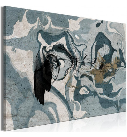 Canvas Print - Marbled Reflection (1 Part) Wide