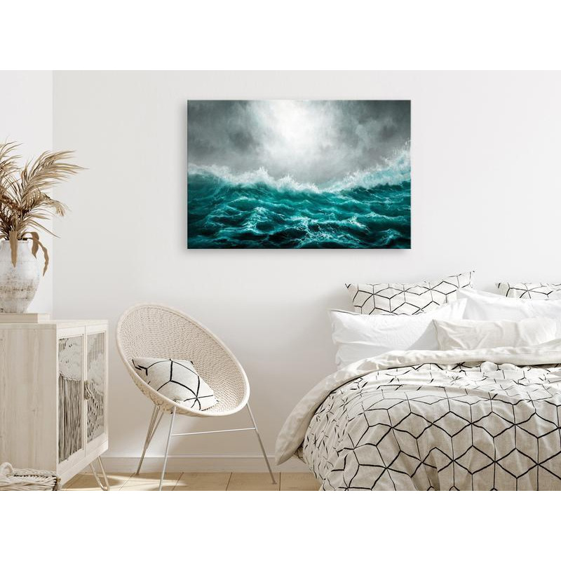 31,90 € Canvas Print - Restless Ocean (1 Part) Wide