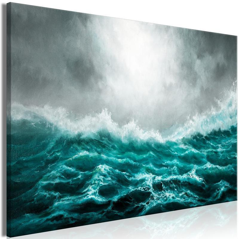 31,90 € Canvas Print - Restless Ocean (1 Part) Wide