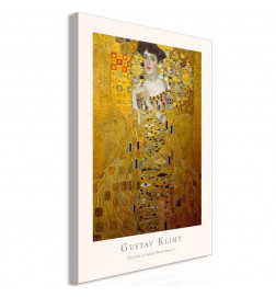 Paveikslas - Gustav Klimt - Portrait of Adele Bloch (1 Part) Vertical