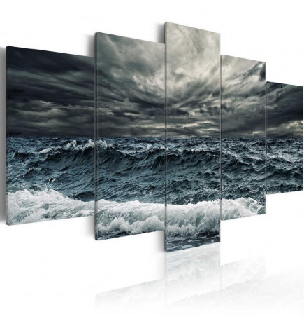 Schilderij - A storm is coming