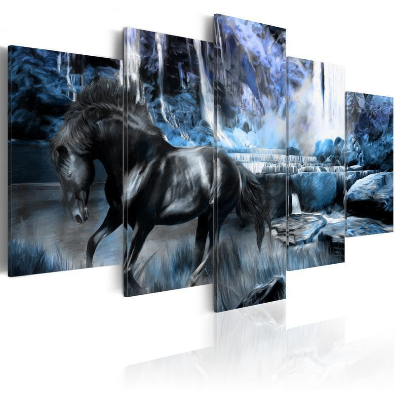 70,90 € Canvas Print - Azure waterfall