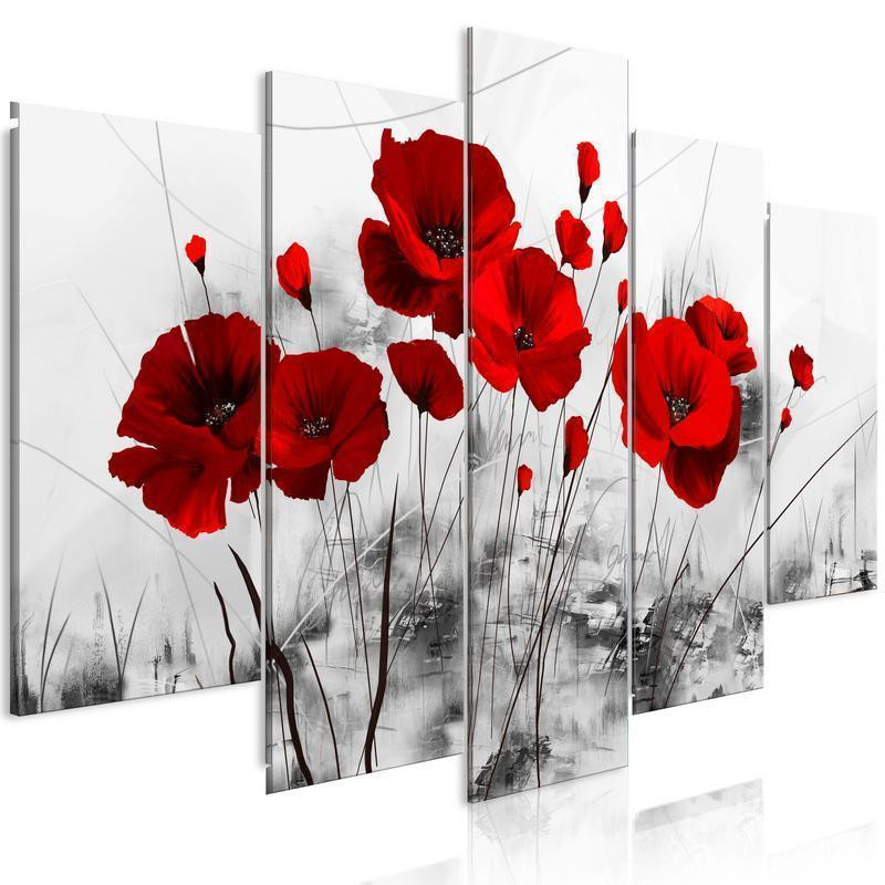 70,90 € Canvas Print - Poppies - Red Miracle