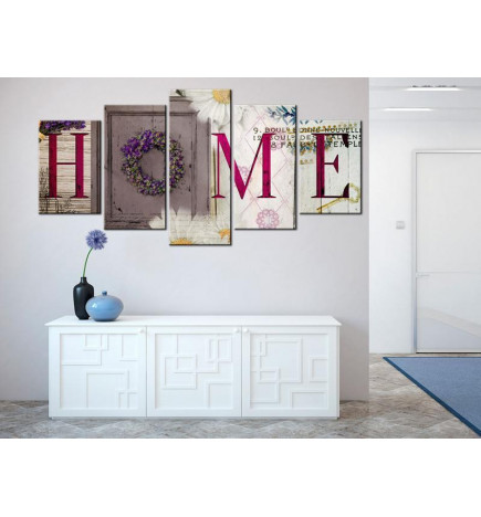 70,90 € Canvas Print - Welcome home