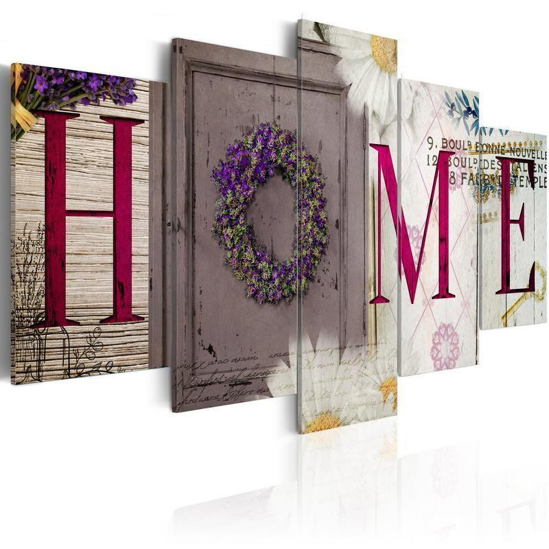 70,90 € Canvas Print - Welcome home