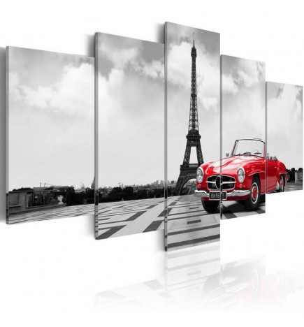 Schilderij - Parisian car