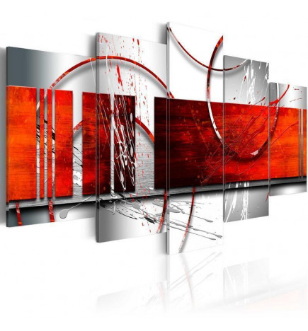 70,90 € Canvas Print - Emphasis: red theme