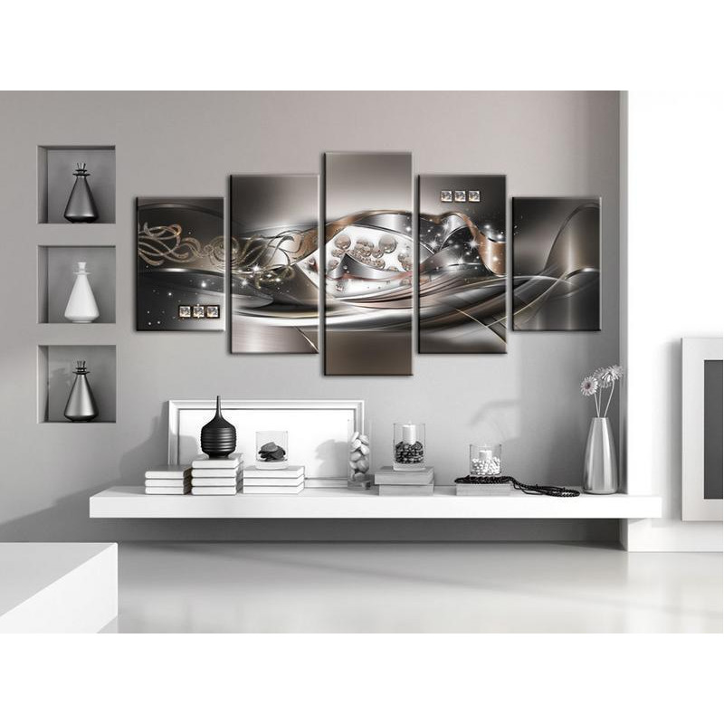 70,90 € Canvas Print - Platinum clouds