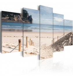 Canvas Print - Walk by the sea