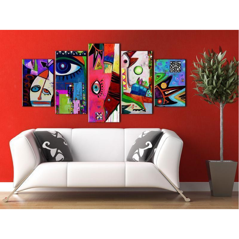 70,90 € Canvas Print - Circus of everyday life