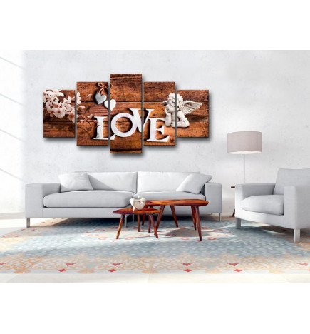 70,90 € Canvas Print - House of Love