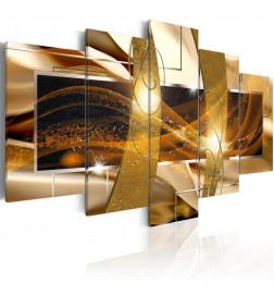 Canvas Print - Golden Lava