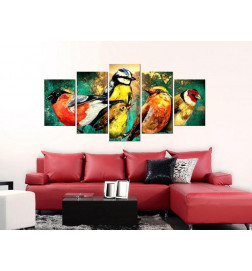 70,90 € Canvas Print - Birds Meeting