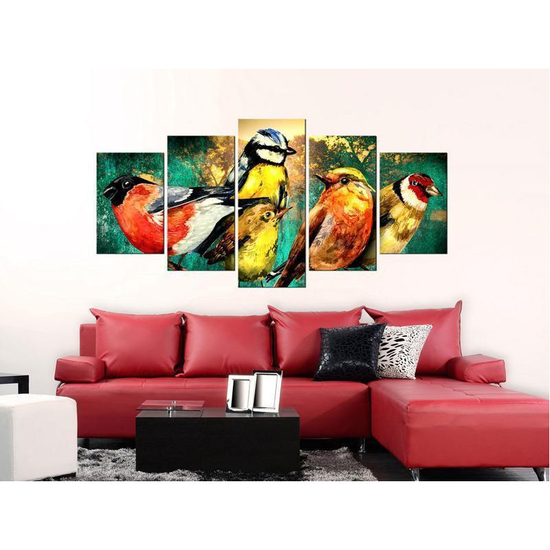 70,90 € Canvas Print - Birds Meeting
