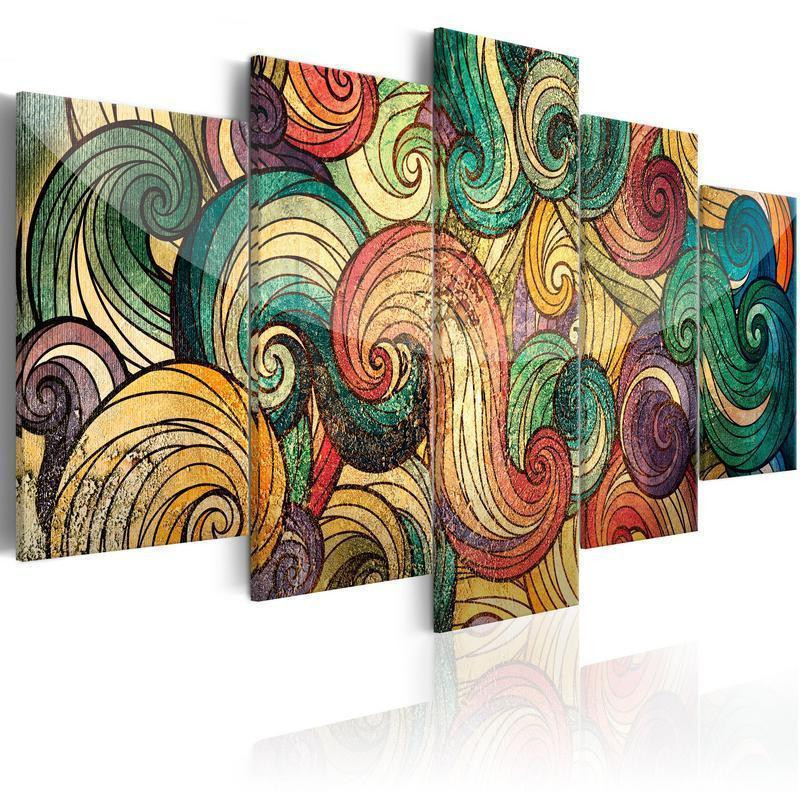 70,90 € Schilderij - Colourful Waves