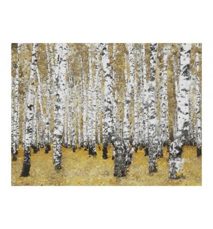 Wallpaper - Autumnal birch forest