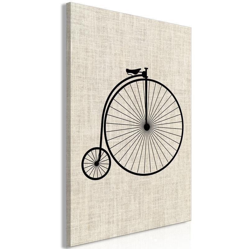 31,90 € Canvas Print - Vintage Bicycle (1 Part) Vertical