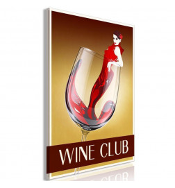 Leinwandbild - Wine Club (1 Part) Vertical