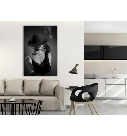 31,90 € Canvas Print - Black Elegance (1 Part) Vertical