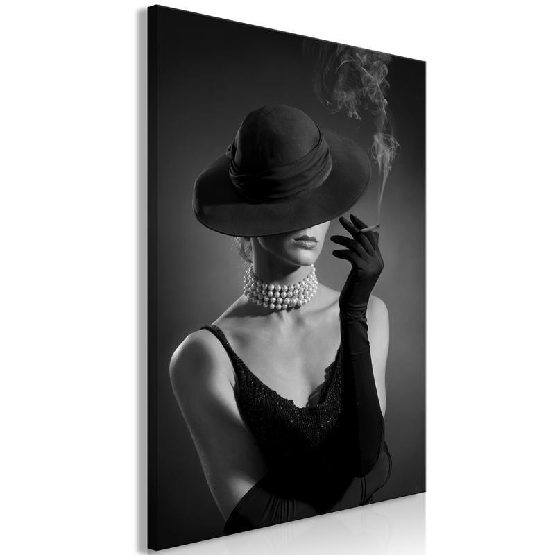 31,90 € Canvas Print - Black Elegance (1 Part) Vertical