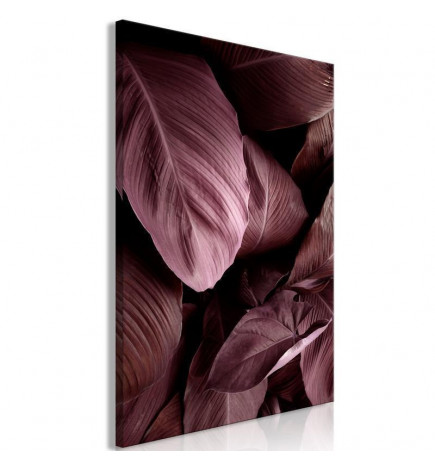31,90 € Schilderij - Velvet Leaves (1 Part) Vertical