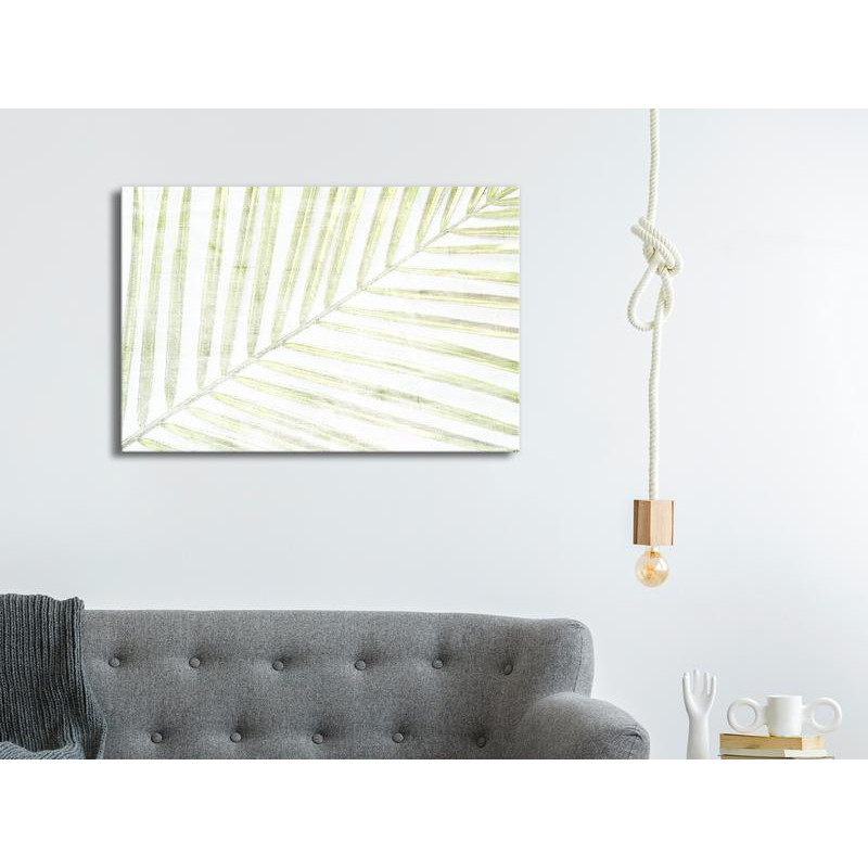 31,90 € Canvas Print - Palm Leaf (1 Part) Wide