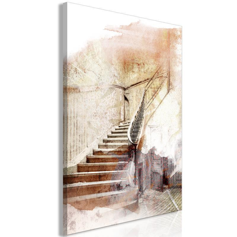 31,90 € Canvas Print - Secret Stairs (1 Part) Vertical