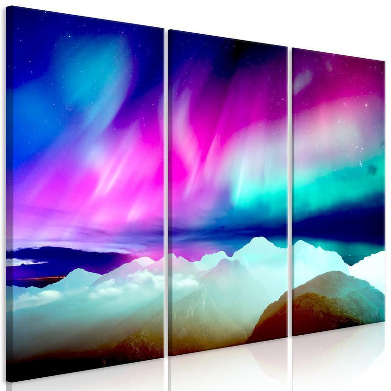 61,90 € Schilderij - Wonderful Aurora (3 Parts)
