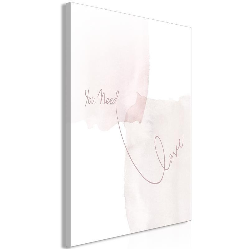 31,90 €Quadro - You Need Love (1 Part) Vertical