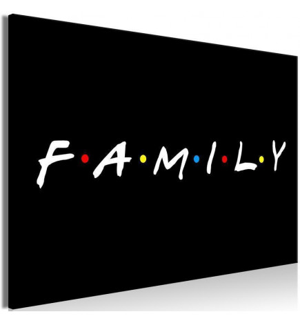 Schilderij - Family (1 Part) Wide