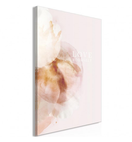 Canvas Print - Love Yourself (1 Part) Vertical