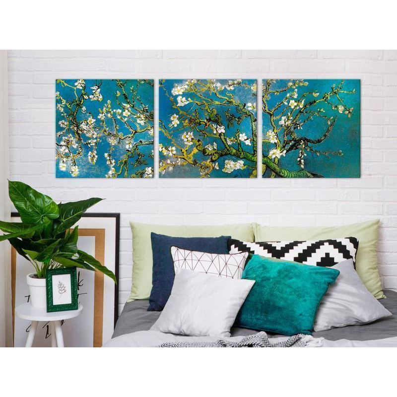 82,90 € Canvas Print - Blooming Almond (3 Parts)