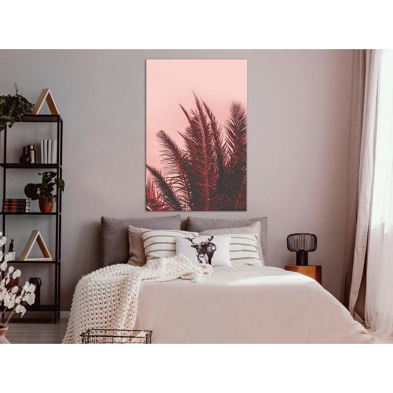 31,90 € Schilderij - Palm Trees at Sunset (1 Part) Vertical