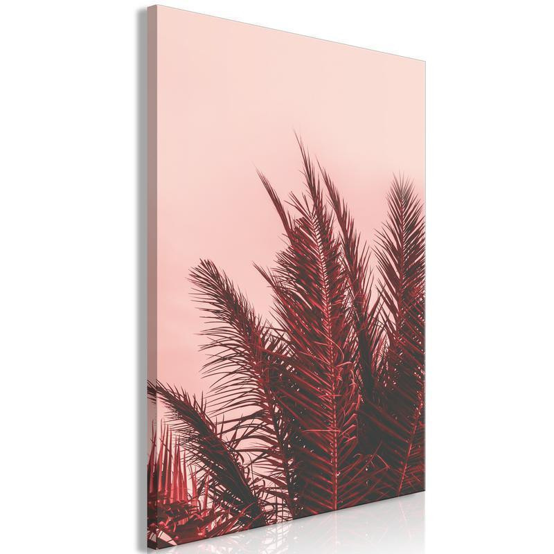 31,90 € Leinwandbild - Palm Trees at Sunset (1 Part) Vertical