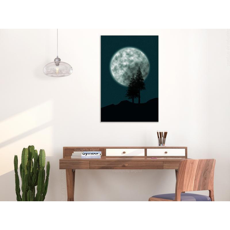 31,90 € Cuadro - Beautiful Full Moon (1 Part) Vertical
