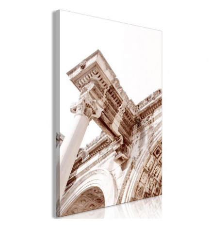 31,90 € Canvas Print - Temple of Hadrian (1 Part) Vertical