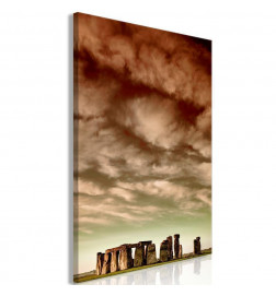Leinwandbild - Clouds Over Stonehenge (1 Part) Vertical