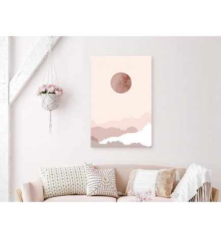 Canvas Print - Pastel Planet (1 Part) Vertical
