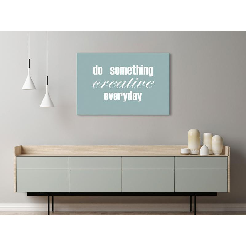 31,90 € Cuadro - Do Something Creative Everyday (1 Part) Wide