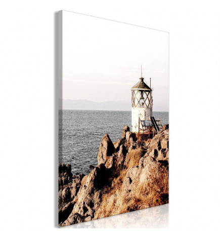31,90 € Schilderij - Lantern On The Cliff (1 Part) Vertical