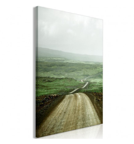 Canvas Print - Road Across the Plains (1 Part) Vertical