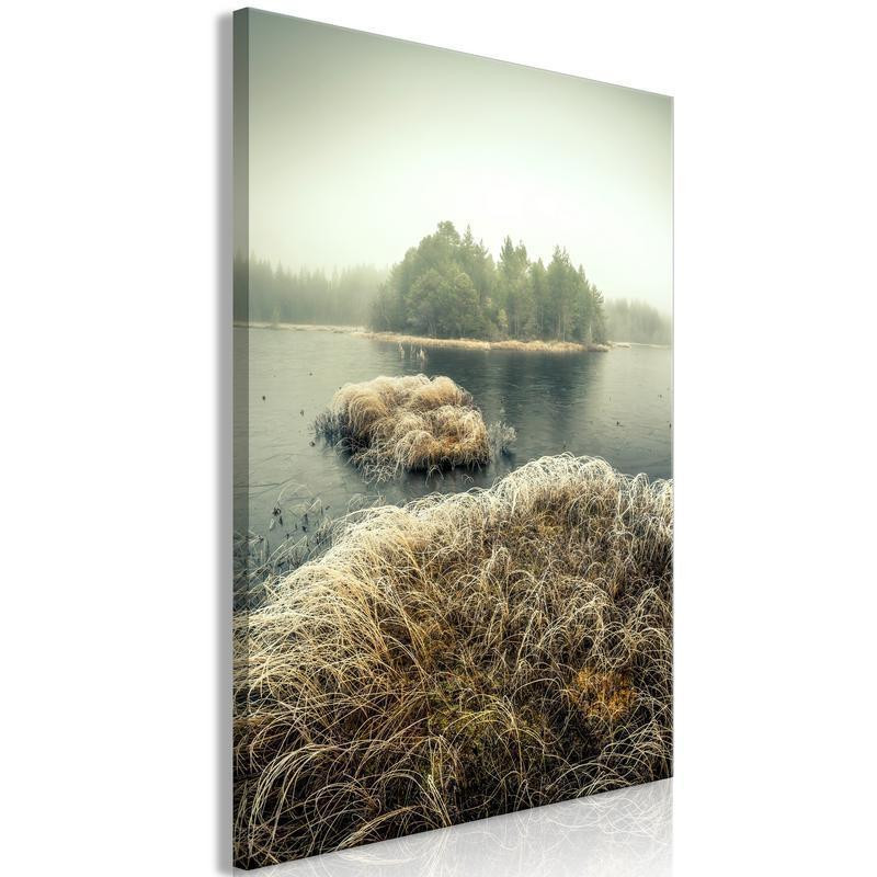 31,90 € Canvas Print - Autumn in the Wetlands (1 Part) Vertical